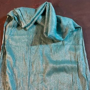 Teal Shimmer Scraf